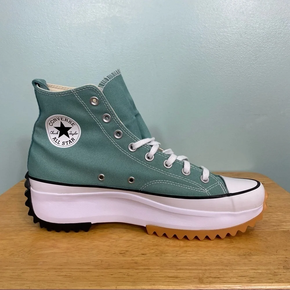 Converse 172726C Green Jade Run Star Hike Platform Unisex Sneakers‎